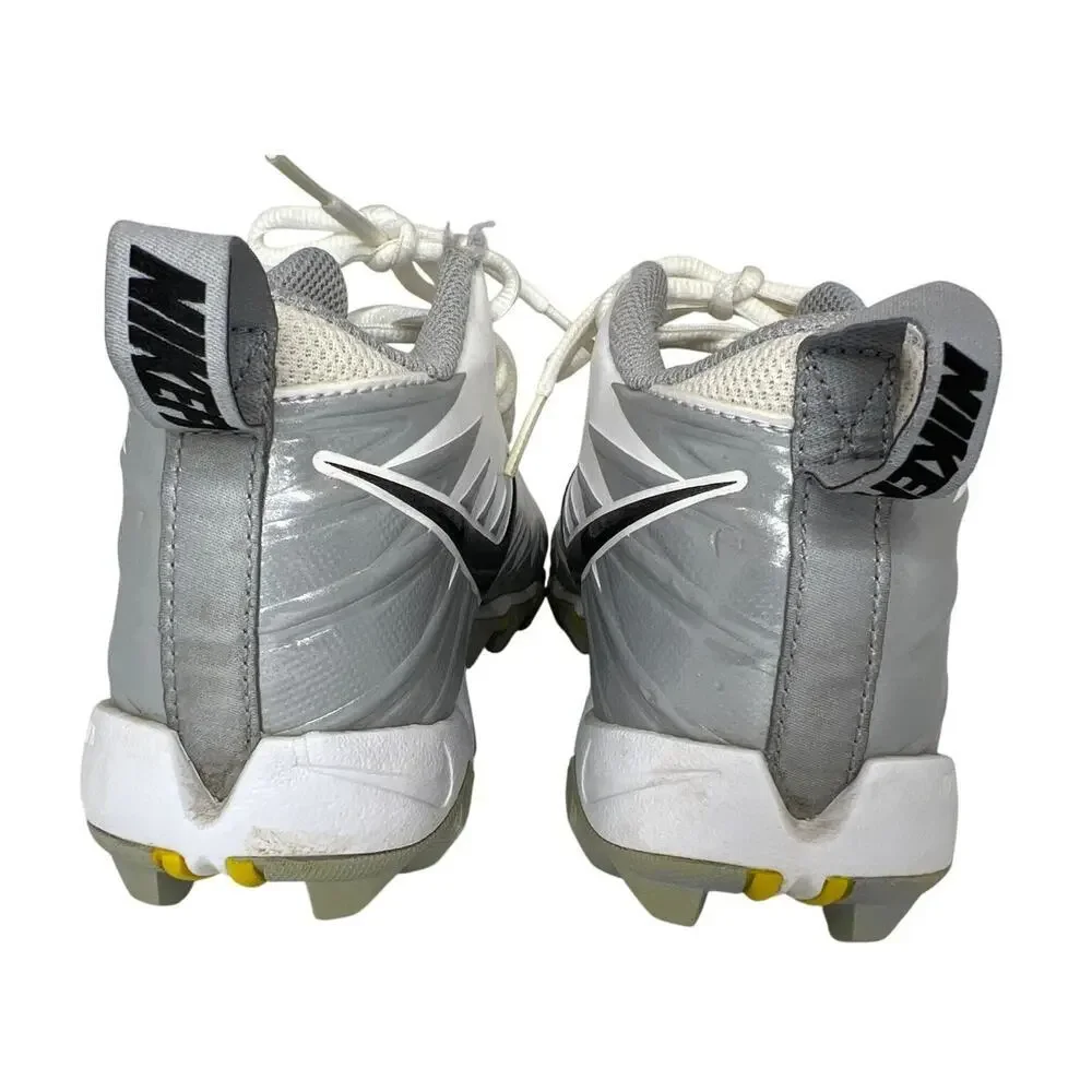 Nike‎ 880129-101 Alpha Fast Flex Football White Cleats Sneaker 5Y White Metallic